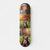 Aangepaste foto-collage-skatebordplank persoonlijk skateboard (Voorkant)