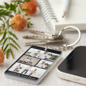 Aangepaste foto collage sleutelhanger (Voorkant Rechts)