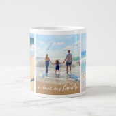 Aangepaste foto Collage tekst Mok Liefde familie (Voorkant)