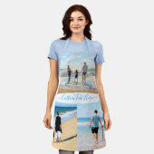 Aangepaste foto Collage Text Schort Je foto's Gift (Gedragen)