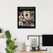 Aangepaste foto-collage van eindexamenjaar honkbal poster (Thuiskantoor)