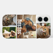 Aangepaste foto-collage van huisdieren iPhone-hoes Case-Mate iPhone Case (Achterkant (horizontaal))