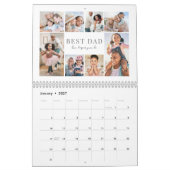 Aangepaste foto-collage voor papa kalender (Jan 2027)