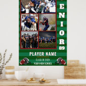 Aangepaste foto-collage voor seniorennacht voetbal poster (Keuken)
