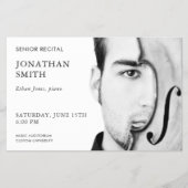 Aangepaste foto concert promotie senior overweging flyer (Voorkant)