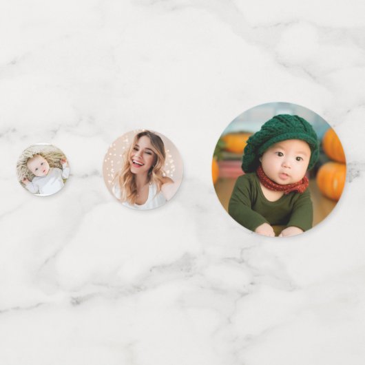 Aangepaste foto-Confetti Confetti (Voorkanten)