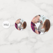 Aangepaste foto-Confetti Confetti (Achterkanten)