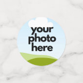 Aangepaste Foto Confetti met Neon Accents (Kleine voorkant)