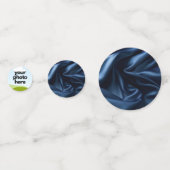 Aangepaste Foto Confetti w Navy Blue Accents (Voorkanten)