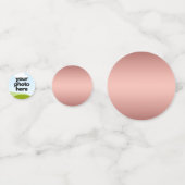 Aangepaste Foto Confetti w Roos Gold Accents (Voorkanten)