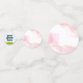 Aangepaste Foto Confetti w Roos Gold Accents (Voorkanten)