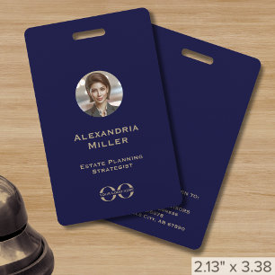 Aangepaste foto Corporate Logo Personeelsidentific Badge