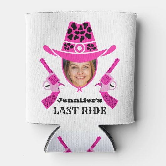 Aangepaste foto Cowgirl Blikjeskoeler (Voorkant)