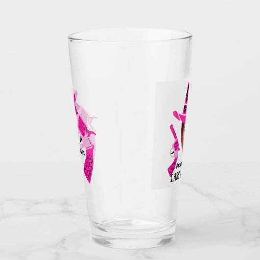 Aangepaste foto Cowgirl Glas (Rechts)