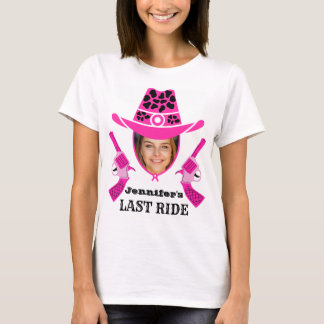 Aangepaste foto Cowgirl T-shirt
