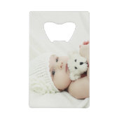 Aangepaste foto creditkaart flessenopener (Voorkant)