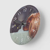 Aangepaste foto Creëer Ronde Klok (Hoek)