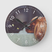 Aangepaste foto Creëer Ronde Klok (Voorkant)