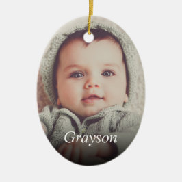 Aangepaste foto Creëer Uw eigen foto Keramisch Ornament