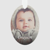 Aangepaste foto Creëer Uw eigen foto Ornament (voorkant)