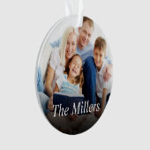 Aangepaste foto Creëer Uw eigen foto Ornament (voorkant)