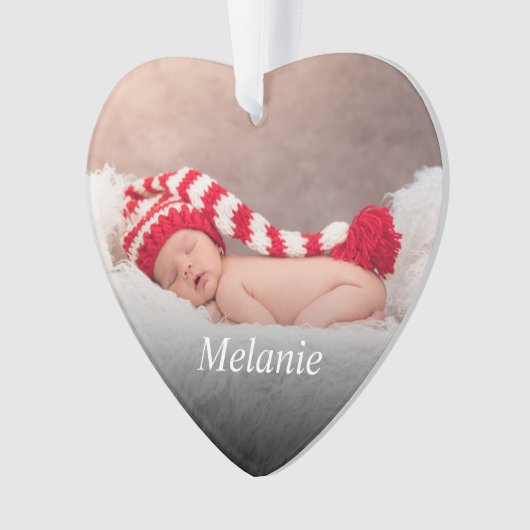 Aangepaste foto Creëer Uw eigen foto Ornament (voorkant)