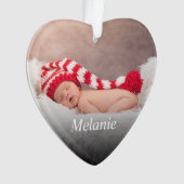 Aangepaste foto Creëer Uw eigen foto Ornament (voorkant)