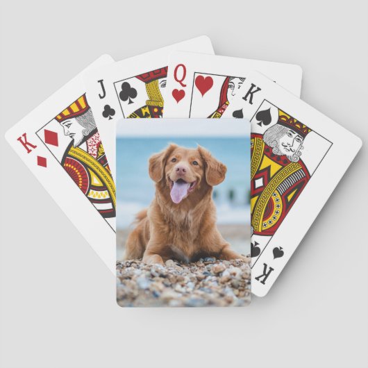 Aangepaste foto Creëer Uw eigen foto Pokerkaarten (Achterkant)