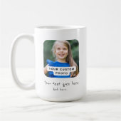 Aangepaste foto, creëer uw eigen koffiemok (Links)