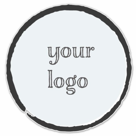 Aangepaste Foto Creëer Uw Logo Sticker (Voorkant)