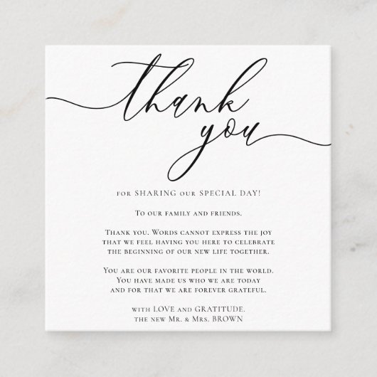 Aangepaste foto dank je mini informatiekaartje (Voorkant)