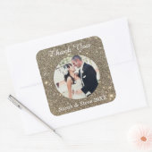 Aangepaste foto dank u Stickers (Envelop)