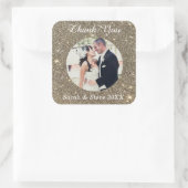 Aangepaste foto dank u Stickers (Tas)