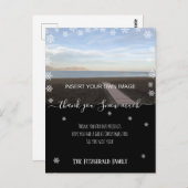 Aangepaste foto Dank u voor de Feestdagen van Kers Briefkaart (Voorkant / Achterkant)