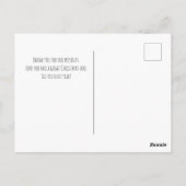 Aangepaste foto Dank u voor de Feestdagen van Kers Briefkaart (Achterkant)