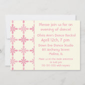 Aangepaste foto-dans Overweging-uitnodiging op ver Kaart (Achterkant)