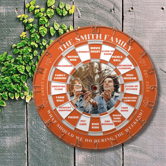 Aangepaste foto Dartboard Plus activiteit besluit Dartbord