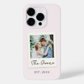 Aangepaste foto datum koppel pasgetrouwd gezin  Case-Mate iPhone case (Achterkant)
