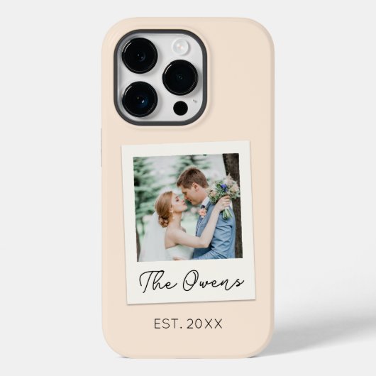 Aangepaste foto datum koppel pasgetrouwd gezin  Case-Mate iPhone case (Achterkant)