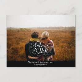 Aangepaste foto | Datum opslaan Aankondigingskaart