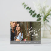 Aangepaste foto | Datum opslaan Aankondigingskaart (Staand voorkant)