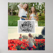 Aangepaste foto | De grootste moeder ter wereld Poster (Voorkant)