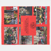 Aangepaste foto deken Gift voor het terugtrekken v (Voorkant (Horizontaal))