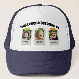 Aangepaste foto Deze legende is van opa Retro Trucker Pet