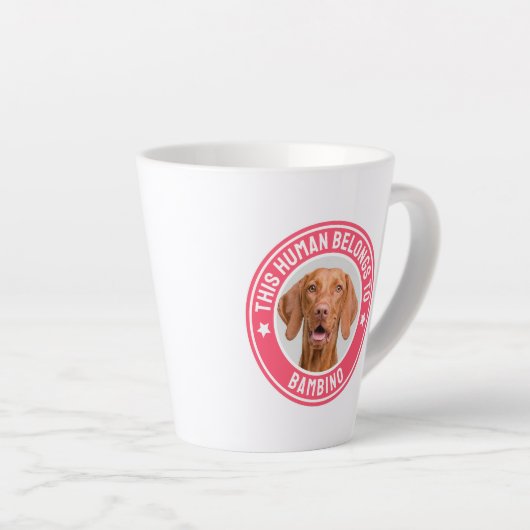 Aangepaste foto Deze mens behoort tot de naam van  Latte Mok (Rechterhoek)