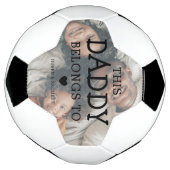 Aangepaste foto 'Deze pappie behoort tot' | Pap Voetbal (Gedraaid)