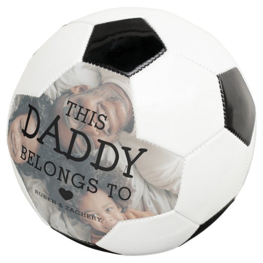 Aangepaste foto 'Deze pappie behoort tot' | Pap Voetbal (Drie kwart)