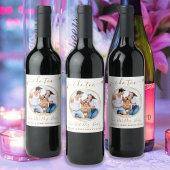 Aangepaste foto die ik maak te elegant Gold Pet Do Wijn Etiket