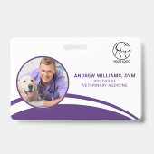 Aangepaste foto Dierenarts ID Badge (Voorzijde)