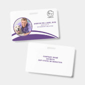 Aangepaste foto Dierenarts ID Badge (Voor- en achterkant)
